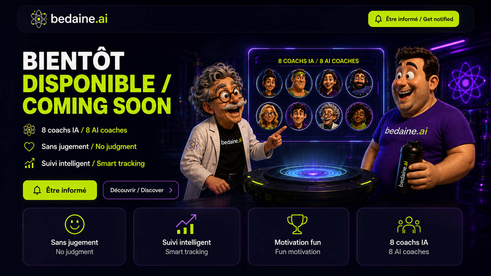 bedaine.ai bientôt disponible